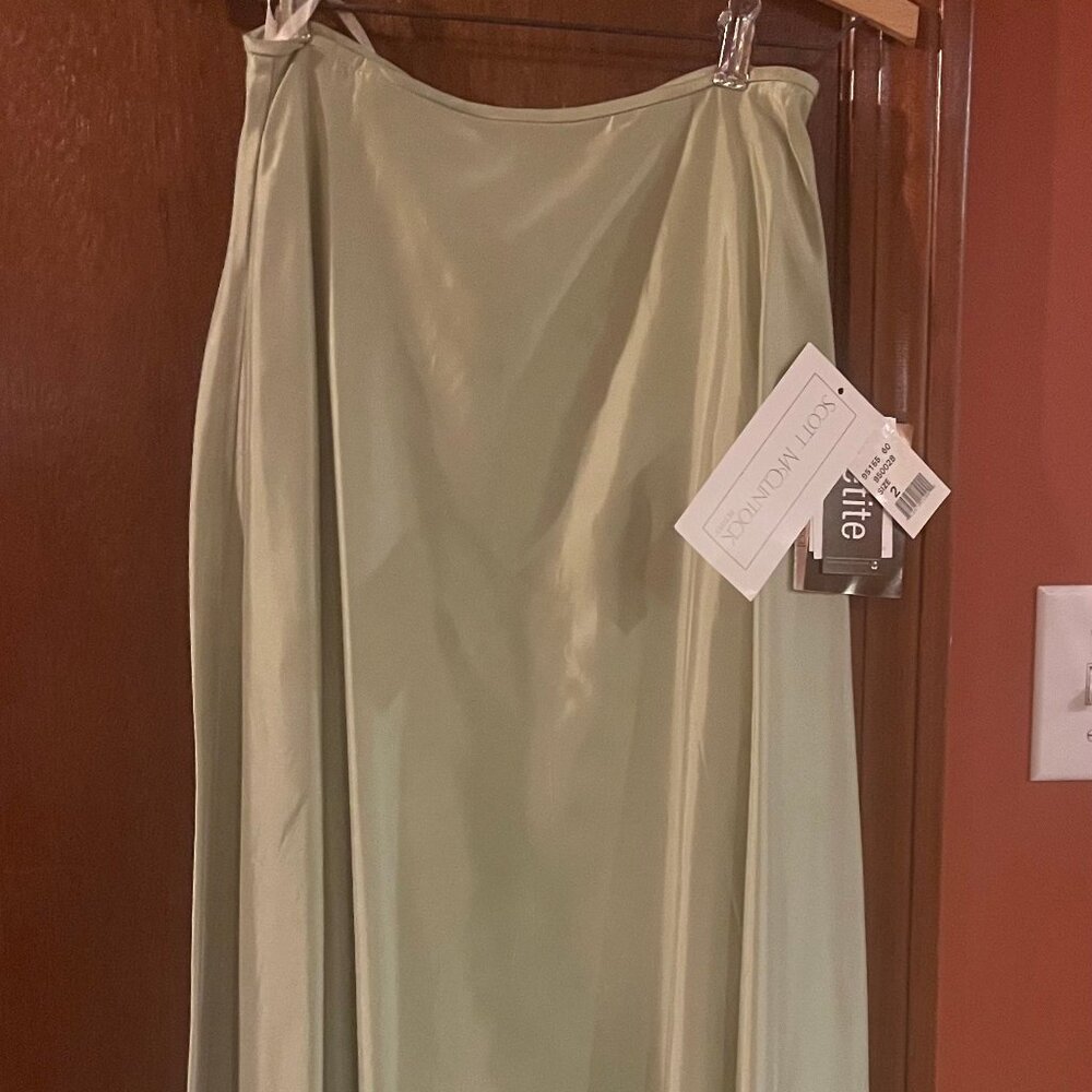Scott McLintock Green Taffeta Skirt. NWT Size 2